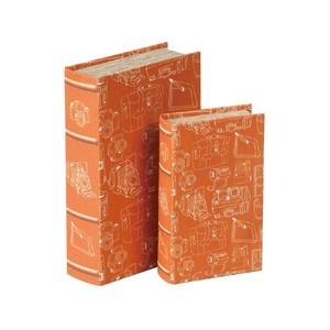 ブック型収納ボックス BOOK BOX 2個セット 28426