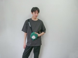 アニマル 恐竜 ポシェット Tシャツ レディース メンズ