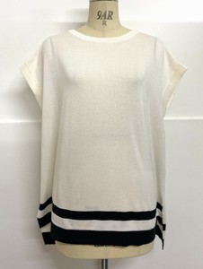 Sweater/Knitwear Summer Knit Bicolor cotton French Sleeve Cotton S/S