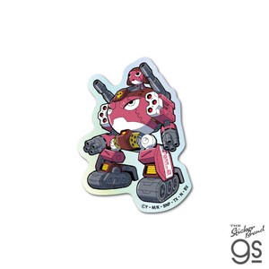 ケロロ軍曹 ホログラムステッカー ギロロロボ アニメ 漫画 カエル スマホ キャラクター グッズ KRR015