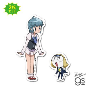 ケロロ軍曹 ステッカー2枚セット タママ二等兵＆西澤桃華 アニメ 漫画 カエル スマホ キャラ グッズ KRR021