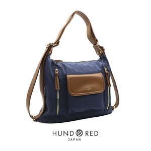 (HUND RED)2way変形ナイロンショルダーバッグ　レディース カジュアル リュック