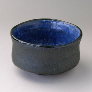青藍の洞窟　抹茶碗　美濃焼（日本製）