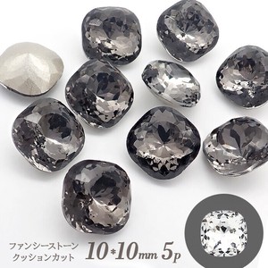 Material Fancy black 10 x 10mm 5-pcs