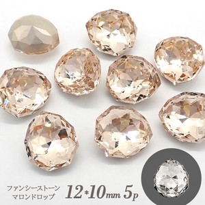 Material Fancy Drop 5-pcs 12 x 10mm