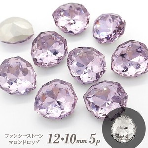 Material Fancy Drop 5-pcs 12 x 10mm