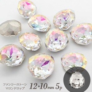 Material Fancy Drop 5-pcs 12 x 10mm