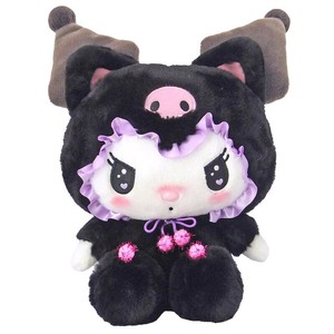 ★クロミ 黒ネコ M　ぬいぐるみ