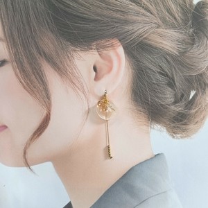 Pierced Earrings Gold Post