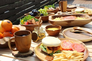 【予約販売】アカシアWOOD　スライスプレート