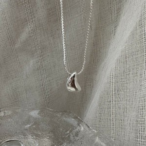 Silver Chain Necklace silver Drop [S/S NEW]