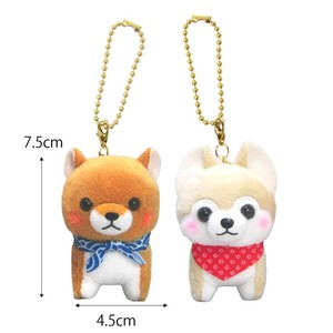 【予約販売：5月新商品】◆ニコニコぺあぐるみKH豆しば三兄弟　ぬいぐるみ