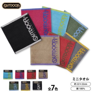 【OUTDOOR PRODUCTS】ODT-2501 シングルロゴ ミニタオル