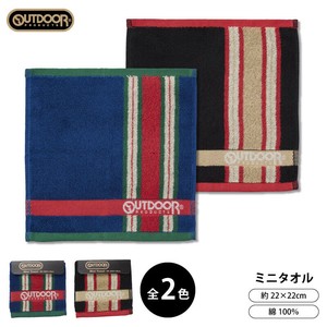 【OUTDOOR PRODUCTS】ODT-2506 トラッドライン ミニタオル