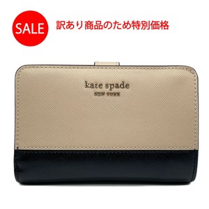 訳あり 新品未使用 ケイトスペード kate spade 2つ折り財布 SPENCER コンパクト ウォレット PWR00279 195