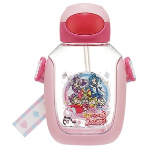 【公式】 ワンプッシュストローボトル 【キミとアイドルプリキュア】 水筒 スケーター