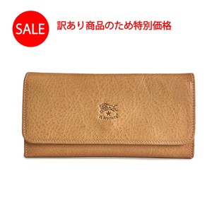 訳あり商品 新品未使用 イルビゾンテ IL BISONTE 長財布 ナチュラル SCW009/PV0005/NA106B