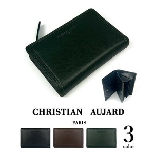 Bifold Wallet Genuine leather Coin Purse 3-colors
