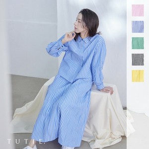 Skirt Stripe Colored Stripe Cotton