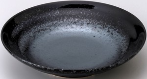 黒真珠　三ツ輪7.5めん皿　美濃焼 日本製　和食器 陶器