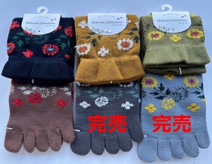 袜子 切换 新商品 棉 花卉图案 春夏
