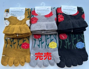 袜子 新商品 棉 花卉图案 春夏