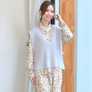 ★SALE商品★【日本製】片畦Vネックニットベスト（B8-428V）