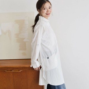 配色ステッチ使いロングシャツ（M90606C）