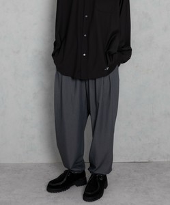 【再入荷】generous tuck relax pants