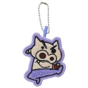 【キーホルダー】クレヨンしんちゃん 刺繍ワッペンチャーム ぶりぶりざえもん