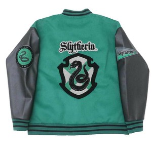 【メンズファッション】ハリーポッター スタジャン スリザリン ロゴ 3L