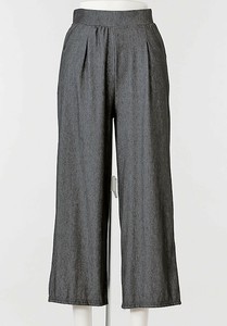 ニットデニムワイドパンツ　デニム　ワイドパンツ　パンツ