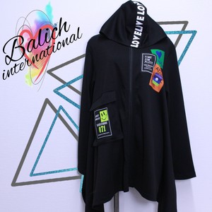 【！！セール品！！】ストリートパッチ ジップアップパーカー