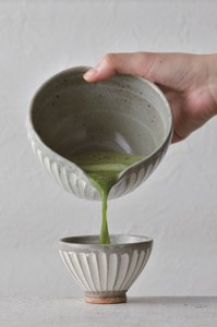 2025年新作■【片口抹茶碗】正村削ぎ粉引片口抹茶･湯呑