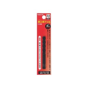 ナチ　鉄工ドリル　シンニング　2本入り　3.4mm　453184