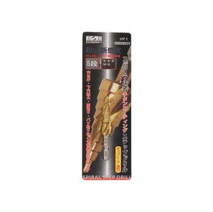 H&H　スパイラルステップドリル　5段(4-12)　STP-1　315331