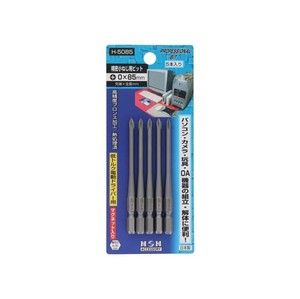 精密ネジ用ビット(5P)　+0×85　H-5085　987752