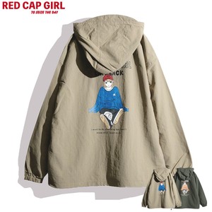 RED CAP GIRL Jacket Back Print