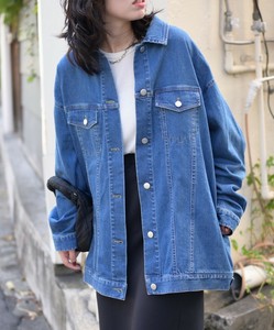 Jacket Denim Jacket Midi Length