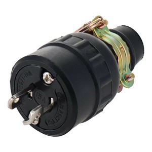 H&H　引っ掛けゴムプラグ　15A×125V　HP-6　431406