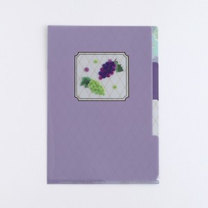CS-016 A5ポケットクリアファイル（grape)