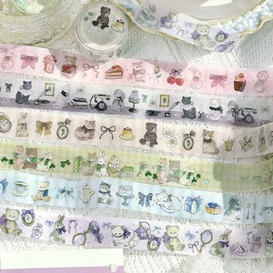 BGM Washi Tape Cat Bear 6-types