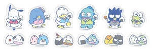 Stickers Trading Sanrio Characters 12-pcs