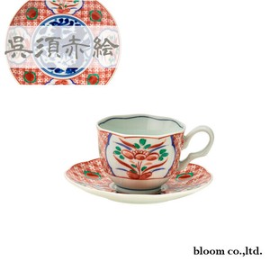 美浓烧 茶杯盘组/杯碟套装 日本制造