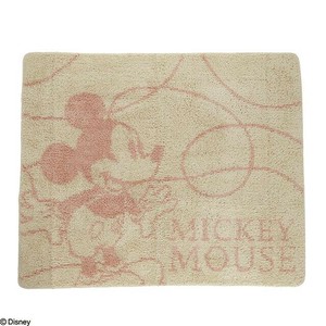 【ディズニー】【ミッキーマウス】ラグマット タフト 100×120cm ふんわり タフトラグ 小さめサイズ