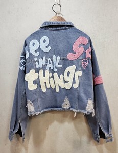 Jacket Fluffy Denim Jacket [S/S NEW]