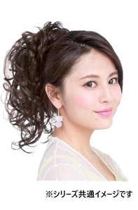 プリシラ シュシュウィッグ スパイラルカール VS-33 耐熱　TBK・ブラック