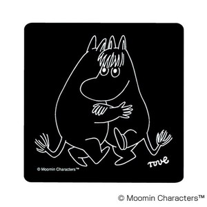 MOOMIN(ムーミン) ムーミンコミック柄コースター Dancing black OPD060022