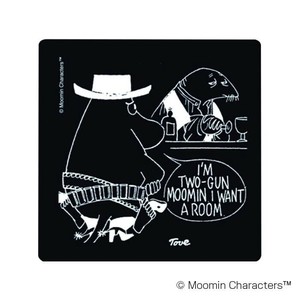 MOOMIN(ムーミン) ムーミンコミック柄コースター Two-Gun Moomin OPD060019