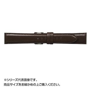 MIMOSA(ミモザ) 時計バンド キッド 18mm ダークブラウン (美錠:銀) ZK-B18